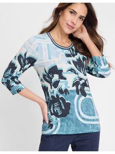 Рубашка цвета полночная сине-зеленая Olsen