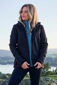 Куртка Exodus Softshell Водонепроницаемая куртка Mountain Warehouse, черный