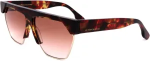 Солнцезащитные очки Victoria Beckham VB 622 S 616, красно-янтарно-черепаховая оправа, 616 Red Amber Tortoise