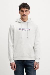 Хлопковая толстовка Tommy Jeans, серый