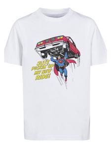 Футболка F4NT4STIC DC Comics Superman New Ride Superheld, белый
