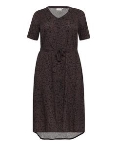 KAFFE CURVE Платье-рубашка 'Bella' в цвете Chocolate