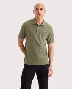 Мужская поло с коротким рукавом приталенного кроя Dockers, зеленый