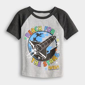 Футболка с принтом NASA для малышей Jumping Beans