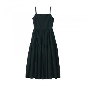 Платье Muji на подтяжках, черный