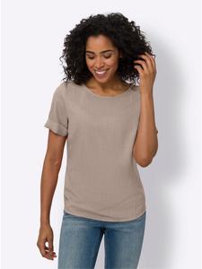 Блузка без застежки цвета кунжута Sieh an!