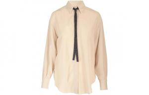 Brunello Cucinelli Женская блузка бежевая