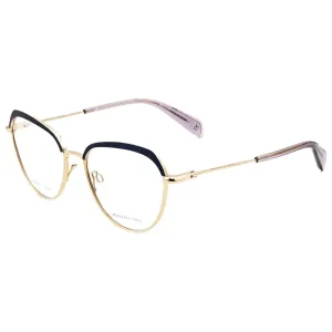 Женские очки 52 мм, сине-золотые Rag & Bone