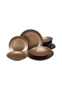 Набор посуды Creatable Glamour, 12 штук, желтый