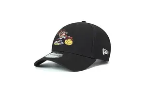 New Era Хлопковая бейсболка унисекс черная, Black