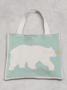 Cachecache / Вязаная сумка с анималистическим мотивом