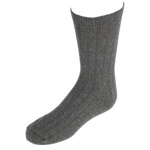 Детские хлопковые носки в рубчик в форме экипажа Jefferies Socks, серый
