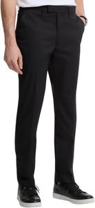 Michael Kors Мужские хлопковые брюки с планкой спереди, Black