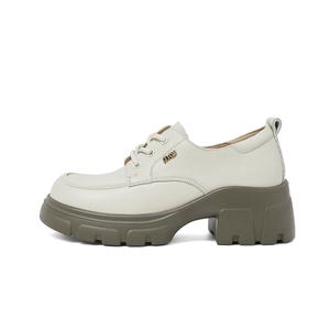 Повседневные однобортные туфли женские COMELY, Ecru