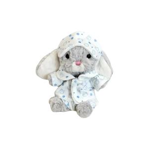 Милый и очаровательный плюшевый кролик в одежде, высота 15см/12см LEVENKENESS