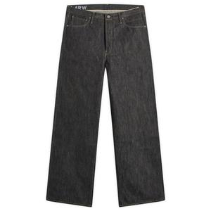 Социальная скульптура, широкие необработанные джинсы Visvim, Raw