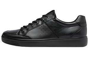 Кеды Ecco Skateboard Shoes Men Low-Top Black