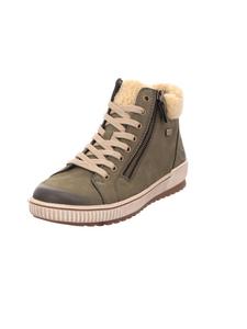 Ботильоны на шнуровке в бежево-бордовом цвете remonte