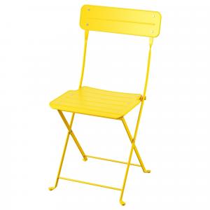 Складной стул SUNDSÖ IKEA, 1 упаковка, глянцевый желтый