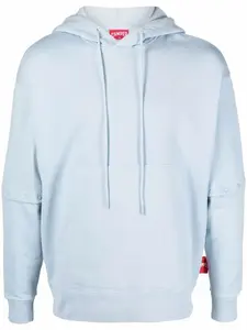 Худи с кулиской и нашивкой-логотипом Camper, синий