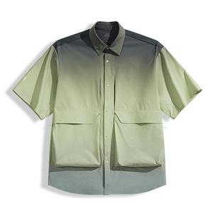 PEACEBIRD MEN Рубашка мужская Dusty Yellow 1 Lapel Moderate