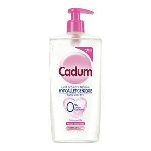 Гель для тела и волос гипоаллергенный без сульфатов 750 мл Cadum