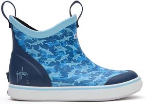 Ботинки Xtratuf Little Kids Ankle Deck от Guy Harvey, голубой