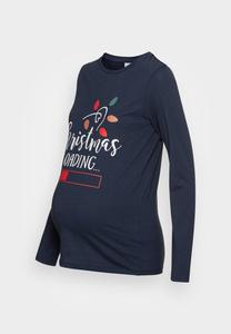 Топ с длинными рукавами CHRISTMAS  MAMALICIOUS, темно-синий