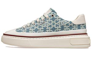 Кроссовки для скейтбординга Maily женские с низким верхом, белые/королевские/зеленые Bally