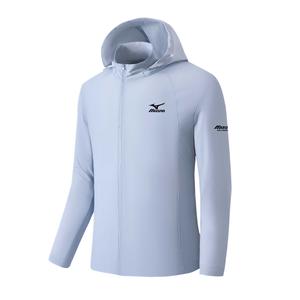 Mizuno Мужская одежда для защиты от солнца, Gray Blue