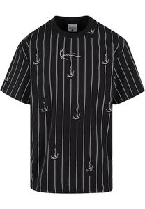 Футболка с набивным рисунком Small Signature Logo Karl Kani, черно-белая