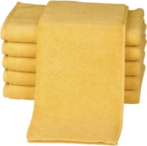 Полотенца гостевые ROSS "Sensual 9000", (6 шт.), облагороженные маслом алоэ вера 30х50 см (6 шт.), цвет gingster