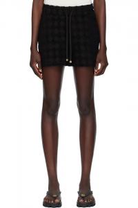 Шорты махровые Ma quad Amiri, черный