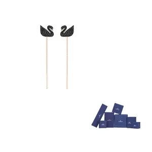 Swarovski Искусственные хрустальные серьги Women's Black