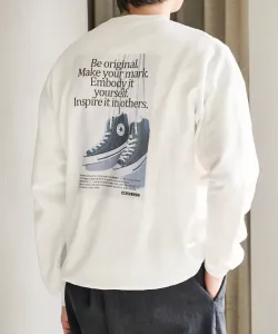 CONVERSE/Свитшот с принтом архивного постера, на флисовой подкладке, унисекс