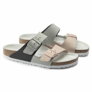 Birkenstock Женские сандалии Arizona Split Nubuck в оттенке Mineral/Light Rose