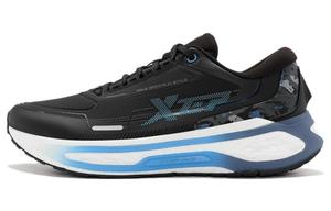 XTEP Амортизирующие износостойкие низкие беговые кроссовки мужские черно-синие, цвет Black Blue