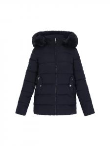 Женское пальто темно-синего цвета Usha