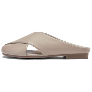 DAPHNE Женские тапочки с закрытым носком абрикос, цвет Apricot