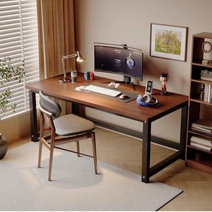 Компьютерный стол Jieke 100x70 см, домашний игровой стол для спальни, офисный стол, письменный стол и стул, длинный стол, утолщенный 16 мм, цвет walnut