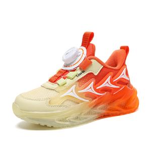 Скользостойкие противоударные износостойкие водонепроницаемые детские беговые кроссовки kids' Binary, оранжевый