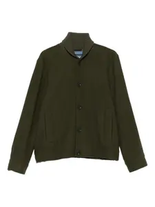 Кардиган на пуговицах с шалевым воротником Paul Smith, зеленый