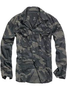 Рубашка Slim Fit Shirt Long Sleeve Brandit, камуфляж