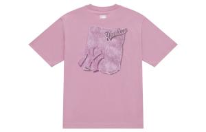 Футболка New York Yankees SS25 унисекс с принтом по всей поверхности MLB, розовый