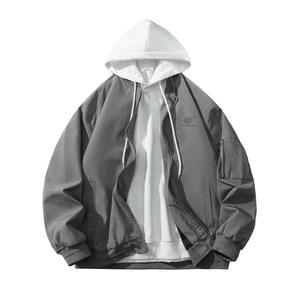 LIVINGTOWN Куртка Unisex, Gray Coat+White Sweatshirt