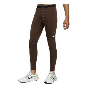Брюки dri-fit adv aeroswift racing men's tights pants 'brown' Nike, коричневый
