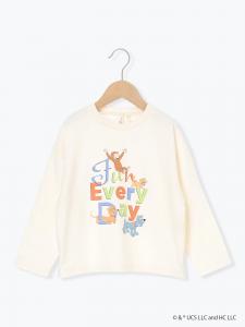 Длинная футболка с принтом Любопытный Джордж Samansa Mos2 Lagom, цвет Kinari