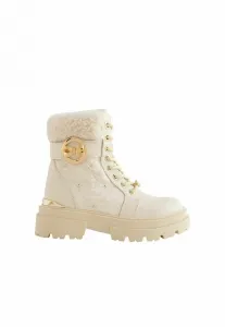 Ботильоны на шнуровке стандартного кроя Baker By Ted Baker, Bone