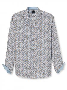 OLYMP Повседневная рубашка - стандартный крой - сине-серого цвета