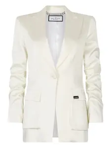 Блейзер с накладными карманами Philipp Plein, белый
